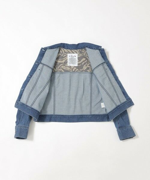 EVEX by KRIZIA  (大きいサイズ) / エヴェックス バイ クリツィア (オオキイサイズ) テーラードジャケット | 【L】【ウォッシャブル】ストレッチデニムジャケット | 詳細7