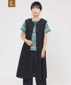 セール】 【L】【接触冷感】【ウォッシャブル】ロングテーラード