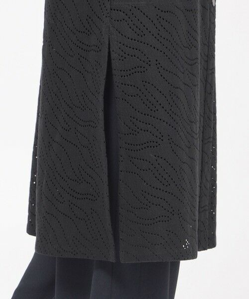 EVEX by KRIZIA  (大きいサイズ) / エヴェックス バイ クリツィア (オオキイサイズ) ベスト | 【L】【ウォッシャブル】パンチングゼブラロングジレ | 詳細8