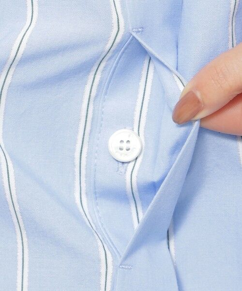 EVEX by KRIZIA  (大きいサイズ) / エヴェックス バイ クリツィア (オオキイサイズ) その他トップス | 【L】【ウォッシャブル】ラメストライプシャツ | 詳細9