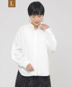 EVEX by KRIZIA  (大きいサイズ) / エヴェックス バイ クリツィア (オオキイサイズ) その他トップス | 【L】【ウォッシャブル】ソフトタイプライタープルオーバーブラウス