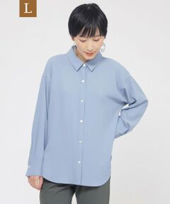 EVEX by KRIZIA  (大きいサイズ) / エヴェックス バイ クリツィア (オオキイサイズ) その他トップス | 【L】【接触冷感】【吸水速乾】【UV対策】【ウォッシャブル】kireriシャツブラウス