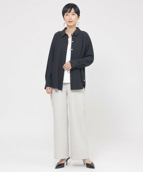 EVEX by KRIZIA  (大きいサイズ) / エヴェックス バイ クリツィア (オオキイサイズ) その他トップス | 【L】【接触冷感】【吸水速乾】【UV対策】【ウォッシャブル】kireriシャツブラウス | 詳細3