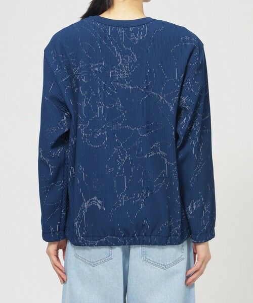 EVEX by KRIZIA  (大きいサイズ) / エヴェックス バイ クリツィア (オオキイサイズ) その他トップス | 【L】【ウォッシャブル】ドローイングタックニットブルゾン | 詳細4