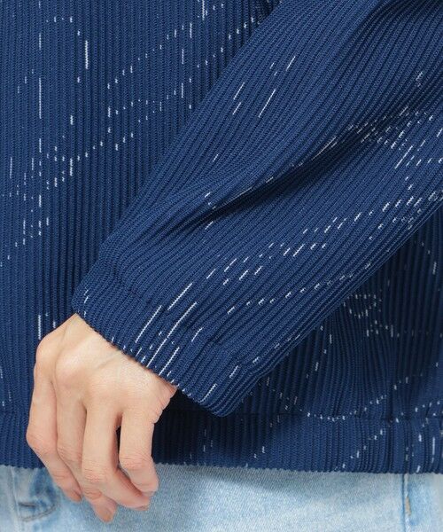 EVEX by KRIZIA  (大きいサイズ) / エヴェックス バイ クリツィア (オオキイサイズ) その他トップス | 【L】【ウォッシャブル】ドローイングタックニットブルゾン | 詳細5