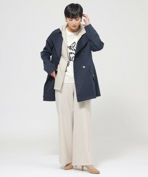 EVEX by KRIZIA  (大きいサイズ) / エヴェックス バイ クリツィア (オオキイサイズ) その他トップス | 【L】【シーズンレスに活躍！】【マシンウォッシャブル】ダンボールニットパーカー | 詳細1