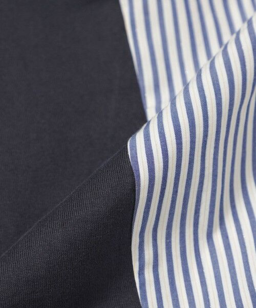 EVEX by KRIZIA  (大きいサイズ) / エヴェックス バイ クリツィア (オオキイサイズ) その他トップス | 【L】【ウォッシャブル】ラメストライプジャージ—コンビプルオーバー | 詳細8