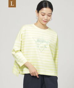 EVEX by KRIZIA  (大きいサイズ) / エヴェックス バイ クリツィア (オオキイサイズ) その他トップス | 【L】【ウォシャブル】イニシャルパンサープリントカットソー