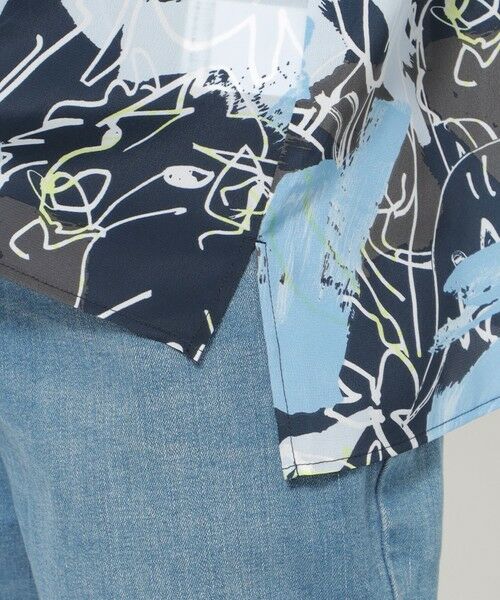 EVEX by KRIZIA  (大きいサイズ) / エヴェックス バイ クリツィア (オオキイサイズ) その他トップス | 【L】【ウォシャブル】フラワープリントコンビカットソー | 詳細7