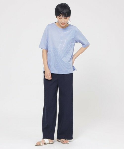 EVEX by KRIZIA (大きいサイズ) / エヴェックス バイ クリツィア (オオキイサイズ) その他トップス | 【L】【ウォッシャブル】シャドーゼブラプリントカットソー | 詳細4