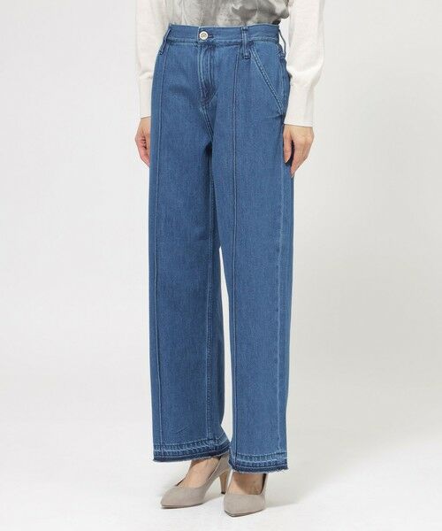 EVEX by KRIZIA (大きいサイズ) / エヴェックス バイ クリツィア (オオキイサイズ) その他パンツ | 【L】【ウォッシャブル】ライトオンスストレートフレアデニム | 詳細3