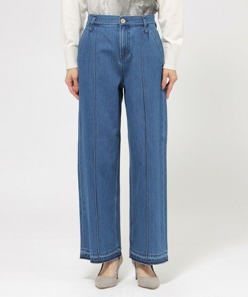 EVEX by KRIZIA (大きいサイズ) / エヴェックス バイ クリツィア (オオキイサイズ) その他パンツ | 【L】【ウォッシャブル】ライトオンスストレートフレアデニム | 詳細2