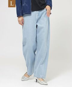 EVEX by KRIZIA  (大きいサイズ) / エヴェックス バイ クリツィア (オオキイサイズ) その他パンツ | 【L】【ウォッシャブル】カーブデニムパンツ