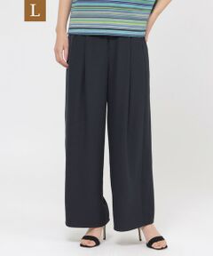 EVEX by KRIZIA  (大きいサイズ) / エヴェックス バイ クリツィア (オオキイサイズ) その他パンツ | 【L】【接触冷感】【吸水速乾】【UV対策】【ウォッシャブル】kireriワイドパンツ