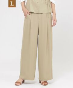 EVEX by KRIZIA  (大きいサイズ) / エヴェックス バイ クリツィア (オオキイサイズ) その他パンツ | 【L】【接触冷感】【吸水速乾】【UV対策】【ウォッシャブル】kireriワイドパンツ