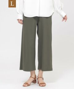 EVEX by KRIZIA  (大きいサイズ) / エヴェックス バイ クリツィア (オオキイサイズ) その他パンツ | 【L】【接触冷感】【UVカット】【ウォッシャブル】メリルハイテンションワイドパンツ