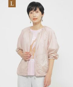 EVEX by KRIZIA  (大きいサイズ) / エヴェックス バイ クリツィア (オオキイサイズ) テーラードジャケット | 【L】【カタログ掲載品】【はっ水】【ウォッシャブル】シアーストレッチブルゾン