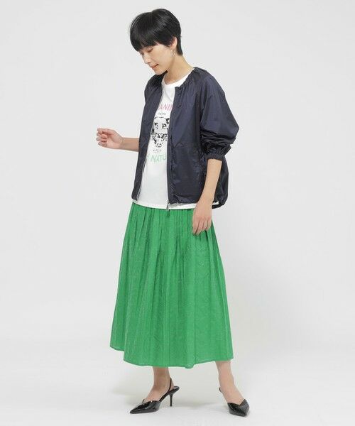 EVEX by KRIZIA  (大きいサイズ) / エヴェックス バイ クリツィア (オオキイサイズ) テーラードジャケット | 【L】【カタログ掲載品】【はっ水】【ウォッシャブル】シアーストレッチブルゾン | 詳細2