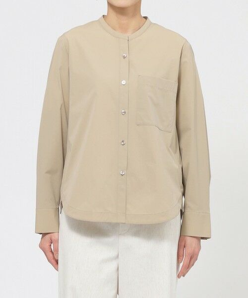 EVEX by KRIZIA  (大きいサイズ) / エヴェックス バイ クリツィア (オオキイサイズ) テーラードジャケット | 【L】【防しわ】【UV対策】【ウォッシャブル】テックスブリッドシャツジャケット | 詳細4