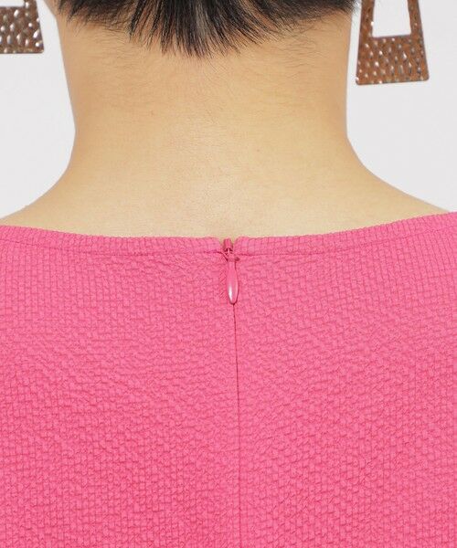 EVEX by KRIZIA  (大きいサイズ) / エヴェックス バイ クリツィア (オオキイサイズ) ロング・マキシ丈ワンピース | 【L】【ウォッシャブル】サッカーストレッチタックワンピース | 詳細7