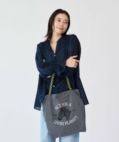 EVEX by KRIZIA  (大きいサイズ) / エヴェックス バイ クリツィア (オオキイサイズ) その他トップス | 【L】【1枚で決まる】【ウォッシャブル】ヘアリ−ジャカードブラウス