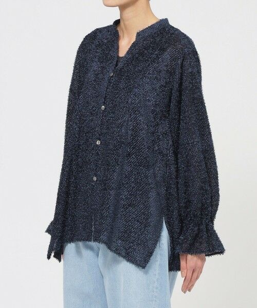 EVEX by KRIZIA  (大きいサイズ) / エヴェックス バイ クリツィア (オオキイサイズ) その他トップス | 【L】【1枚で決まる】【ウォッシャブル】ヘアリ−ジャカードブラウス | 詳細4