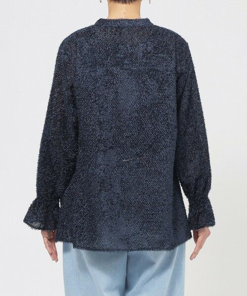 EVEX by KRIZIA  (大きいサイズ) / エヴェックス バイ クリツィア (オオキイサイズ) その他トップス | 【L】【1枚で決まる】【ウォッシャブル】ヘアリ−ジャカードブラウス | 詳細5