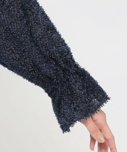 EVEX by KRIZIA  (大きいサイズ) / エヴェックス バイ クリツィア (オオキイサイズ) その他トップス | 【L】【1枚で決まる】【ウォッシャブル】ヘアリ−ジャカードブラウス | 詳細6