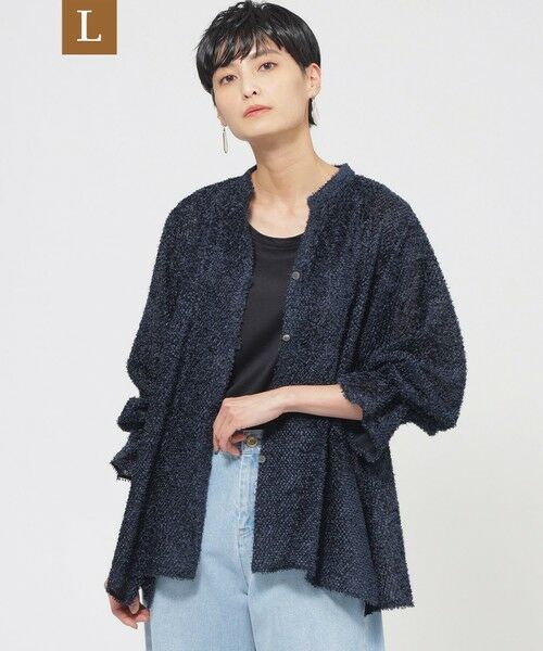 EVEX by KRIZIA  (大きいサイズ) / エヴェックス バイ クリツィア (オオキイサイズ) その他トップス | 【L】【1枚で決まる】【ウォッシャブル】ヘアリ−ジャカードブラウス | 詳細11