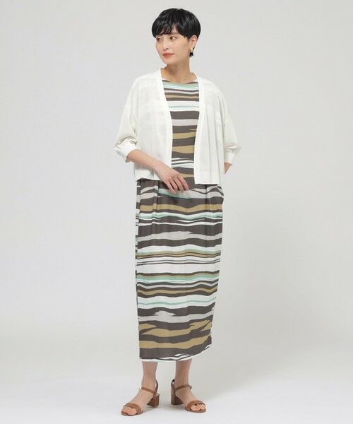 EVEX by KRIZIA  (大きいサイズ) / エヴェックス バイ クリツィア (オオキイサイズ) その他トップス | 【L】【ウォッシャブル】ハイゲージドライボレロ | 詳細1