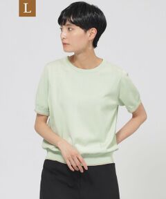 EVEX by KRIZIA  (大きいサイズ) / エヴェックス バイ クリツィア (オオキイサイズ) その他トップス | 【L】【カタログ掲載品】【接触冷感】【ウォッシャブル】テックスブリッドクールニットプルオーバー