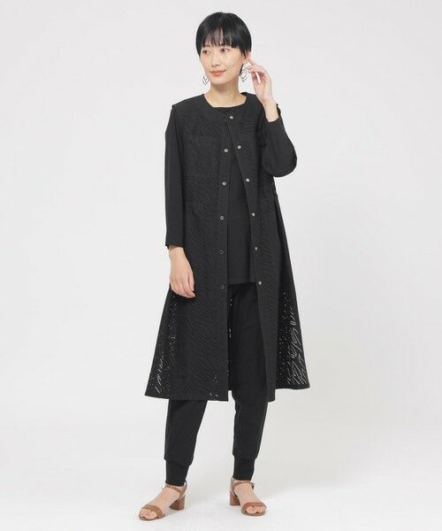 EVEX by KRIZIA (大きいサイズ) / エヴェックス バイ クリツィア (オオキイサイズ) その他トップス | 【L】【接触冷感】【UV対策】【ウォッシャブル】ハイゲージメリルチュニックカットソー | 詳細3