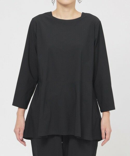 EVEX by KRIZIA (大きいサイズ) / エヴェックス バイ クリツィア (オオキイサイズ) その他トップス | 【L】【接触冷感】【UV対策】【ウォッシャブル】ハイゲージメリルチュニックカットソー | 詳細4