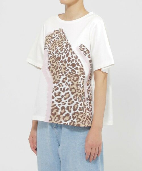 EVEX by KRIZIA  (大きいサイズ) / エヴェックス バイ クリツィア (オオキイサイズ) その他トップス | 【L】【カタログ掲載品】【ウォッシャブル】パンサーモチーフジャカードカットソー | 詳細4