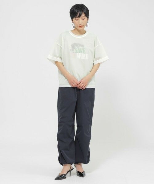 EVEX by KRIZIA  (大きいサイズ) / エヴェックス バイ クリツィア (オオキイサイズ) その他トップス | 【L】【カタログ掲載品】【ウォッシャブル】ソフトシアーカットソー | 詳細2