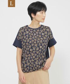 EVEX by KRIZIA  (大きいサイズ) / エヴェックス バイ クリツィア (オオキイサイズ) その他トップス | 【L】【ウォッシャブル】パンサードットプリントカットソー