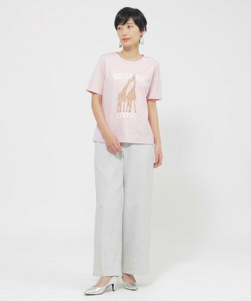 EVEX by KRIZIA  (大きいサイズ) / エヴェックス バイ クリツィア (オオキイサイズ) その他トップス | 【L】【カタログ掲載品】【ウォッシャブル】アニマルロゴプリントカットソー | 詳細3