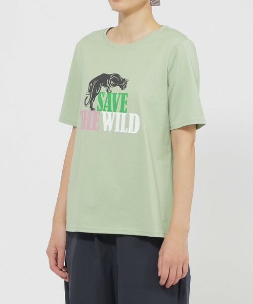 EVEX by KRIZIA  (大きいサイズ) / エヴェックス バイ クリツィア (オオキイサイズ) その他トップス | 【L】【カタログ掲載品】【ウォッシャブル】アニマルロゴプリントカットソー | 詳細6