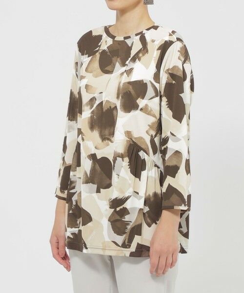 EVEX by KRIZIA  (大きいサイズ) / エヴェックス バイ クリツィア (オオキイサイズ) その他トップス | 【L】【接触冷感】【UV対策】【ウォッシャブル】ペイントドットプルオーバーカットソー | 詳細4