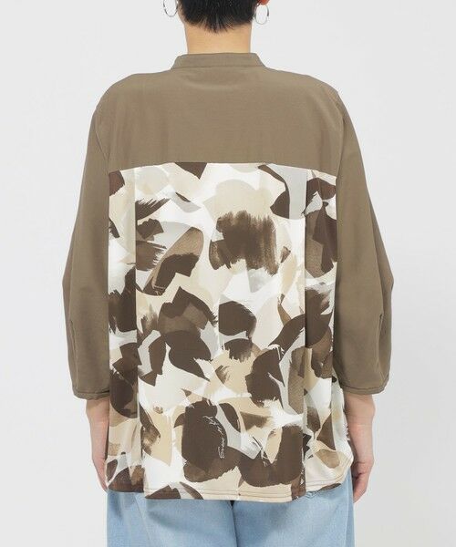 EVEX by KRIZIA  (大きいサイズ) / エヴェックス バイ クリツィア (オオキイサイズ) その他トップス | 【L】【接触冷感】【UV対策】【ウォッシャブル】ペイントドットコンビプルオーバー | 詳細5