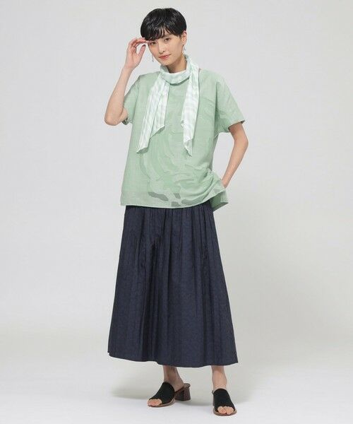 EVEX by KRIZIA  (大きいサイズ) / エヴェックス バイ クリツィア (オオキイサイズ) その他トップス | 【L】【カタログ掲載品】【ウォッシャブル】オパールタイガーコンビカットソー | 詳細3