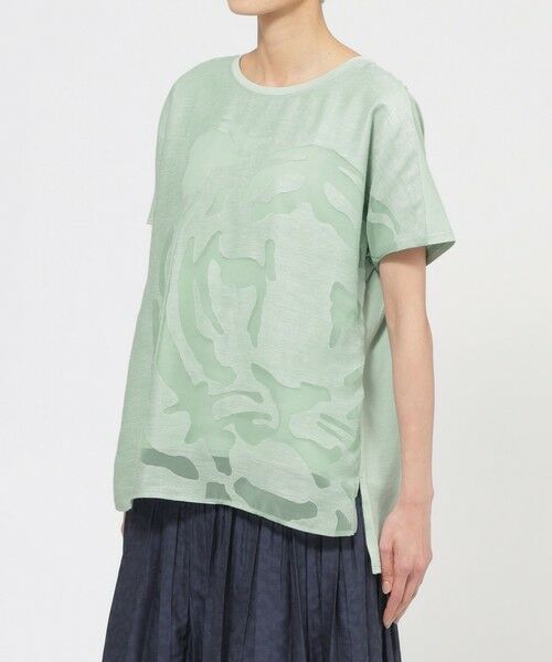 EVEX by KRIZIA  (大きいサイズ) / エヴェックス バイ クリツィア (オオキイサイズ) その他トップス | 【L】【カタログ掲載品】【ウォッシャブル】オパールタイガーコンビカットソー | 詳細5