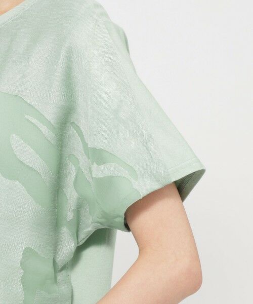 EVEX by KRIZIA  (大きいサイズ) / エヴェックス バイ クリツィア (オオキイサイズ) その他トップス | 【L】【カタログ掲載品】【ウォッシャブル】オパールタイガーコンビカットソー | 詳細7