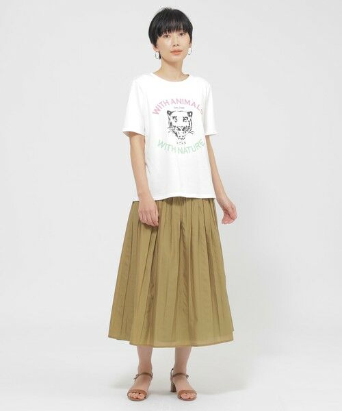 EVEX by KRIZIA  (大きいサイズ) / エヴェックス バイ クリツィア (オオキイサイズ) ロング・マキシ丈スカート | 【L】【カタログ掲載品】【ウォッシャブル】パンサージャカードリバーシブルスカート | 詳細5