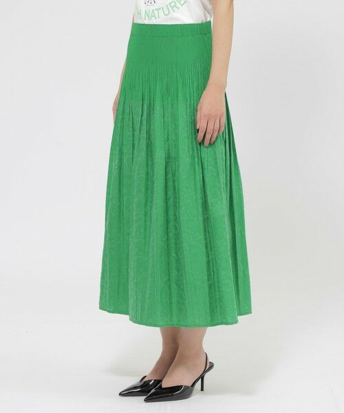 EVEX by KRIZIA  (大きいサイズ) / エヴェックス バイ クリツィア (オオキイサイズ) ロング・マキシ丈スカート | 【L】【カタログ掲載品】【ウォッシャブル】パンサージャカードリバーシブルスカート | 詳細7