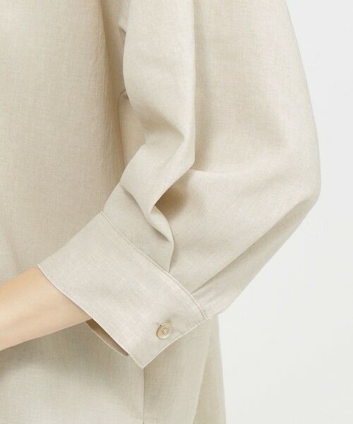 EVEX by KRIZIA  (大きいサイズ) / エヴェックス バイ クリツィア (オオキイサイズ) その他トップス | 【L】【接触冷感】【UV対策】【ウォッシャブル】リネンライクタンブラーショートブラウス | 詳細6