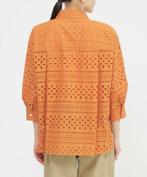 EVEX by KRIZIA  (大きいサイズ) / エヴェックス バイ クリツィア (オオキイサイズ) その他トップス | 【L】【カタログ掲載品】【ウォッシャブル】タイルエンブロイダリーブラウス | 詳細6