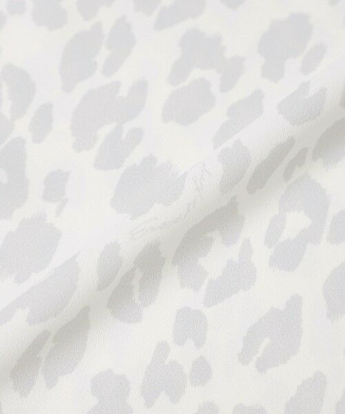 EVEX by KRIZIA  (大きいサイズ) / エヴェックス バイ クリツィア (オオキイサイズ) その他トップス | 【L】【吸水速乾】【ウォッシャブル】パンサープリントバックサテンジョーゼットブラウス | 詳細7