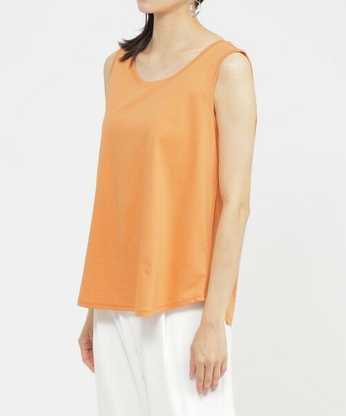 EVEX by KRIZIA  (大きいサイズ) / エヴェックス バイ クリツィア (オオキイサイズ) その他トップス | 【L】【ウォシャブル】【接触冷感】シルケットコットンタンクトップ | 詳細4