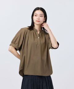 EVEX by KRIZIA  (大きいサイズ) / エヴェックス バイ クリツィア (オオキイサイズ) その他トップス | 【L】【接触冷感】【UV対策】【ウォッシャブル】コンチェロスキッパーブラウスカットソー